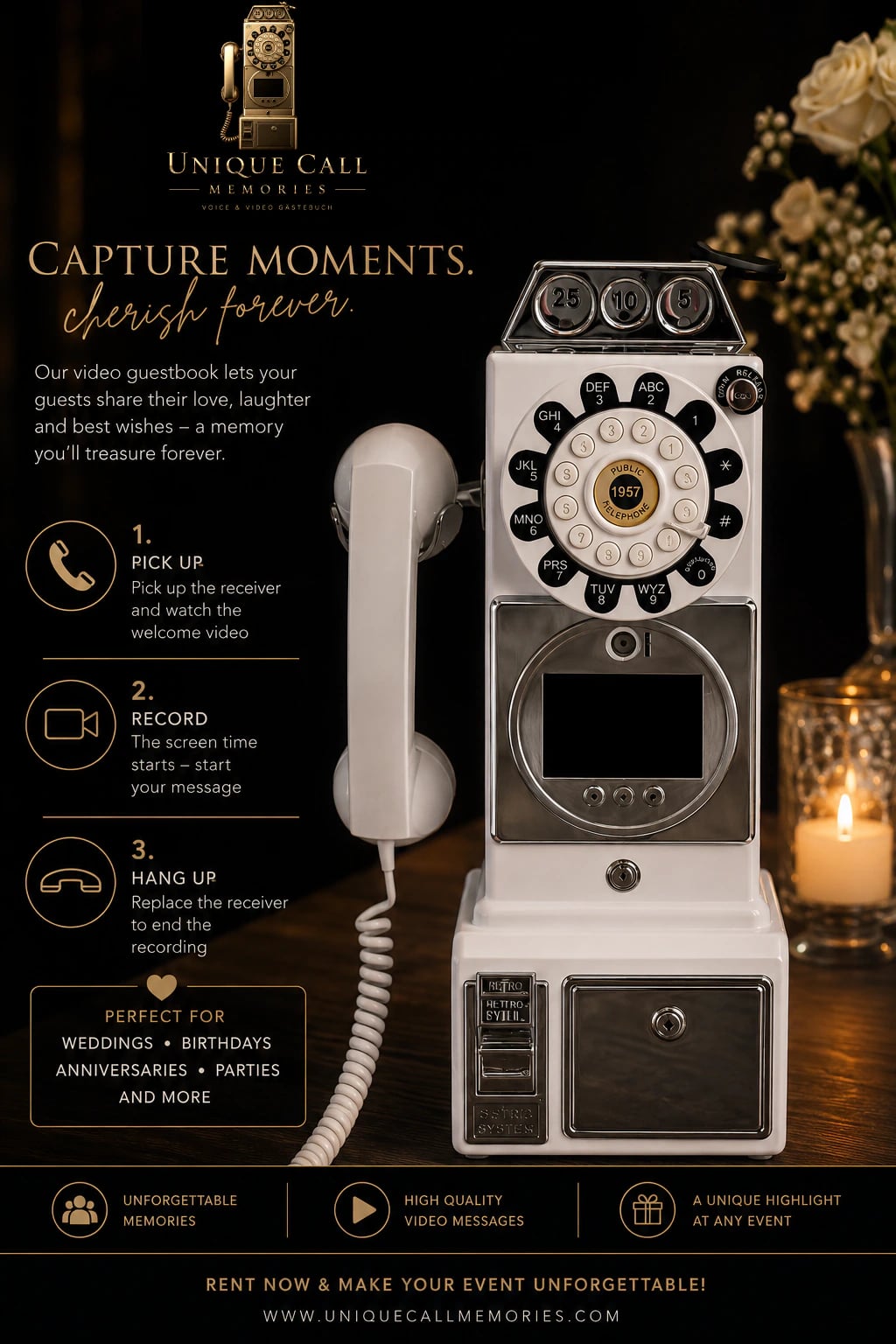 Unique Call Memories logo or featured work