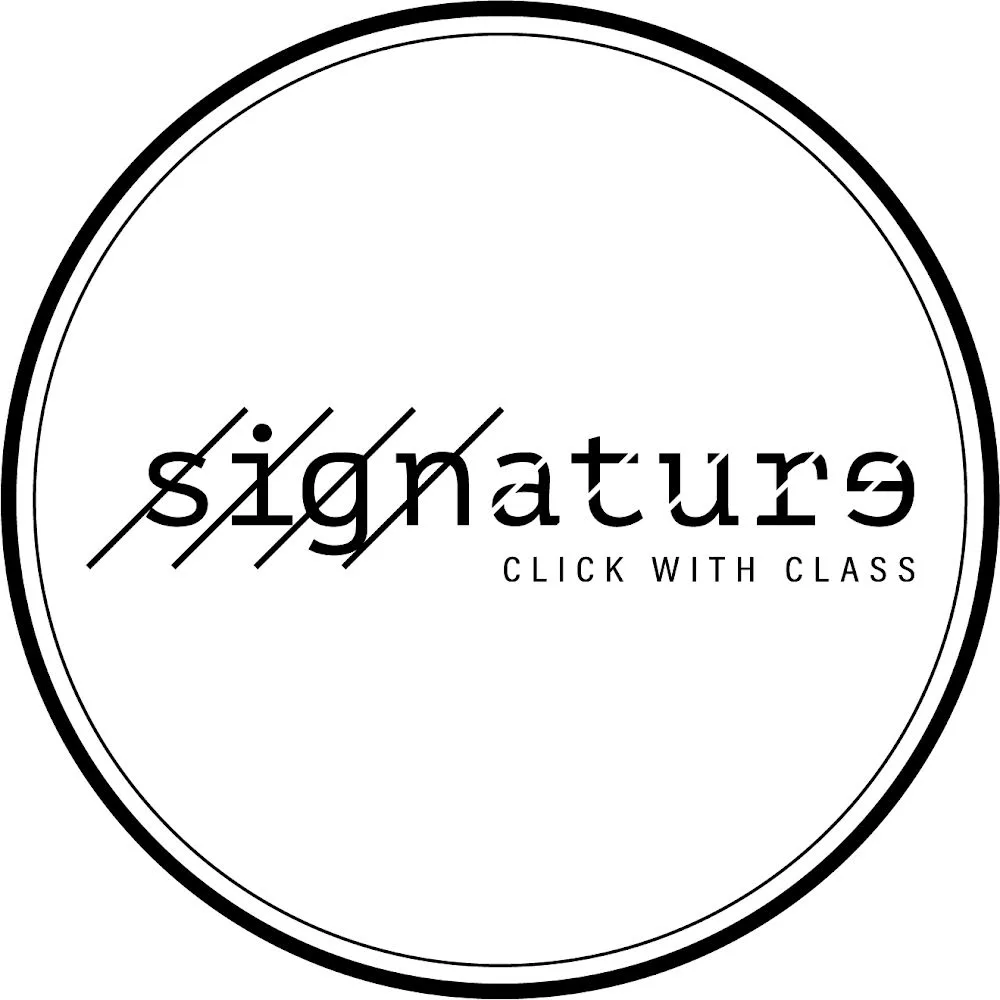 Signature logo or featured work